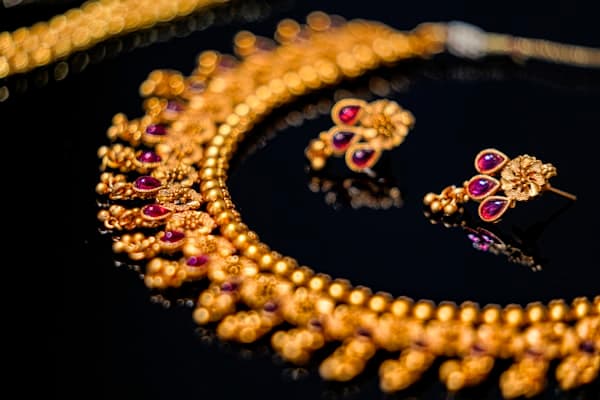 Gold jewellery collection